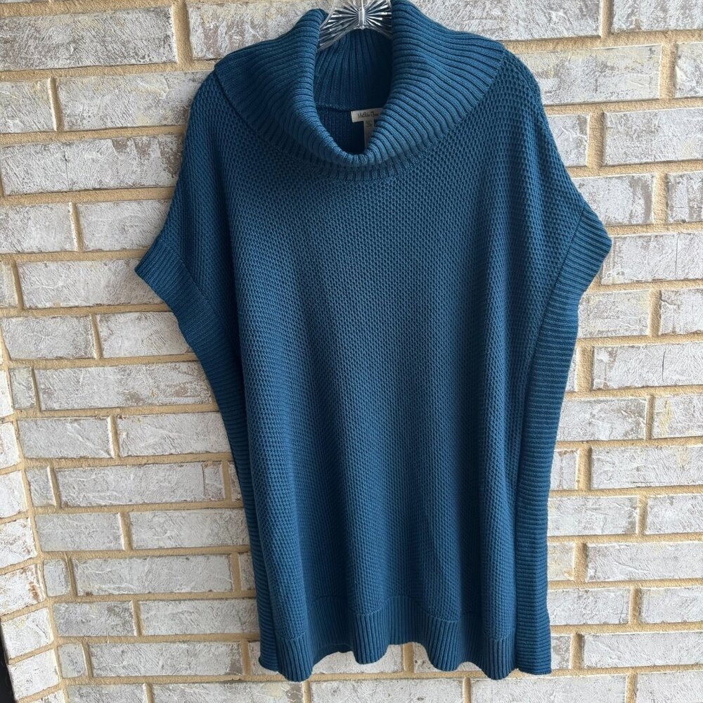 MATILDA JANE Oversized Turtleneck Poncho Women's Size M